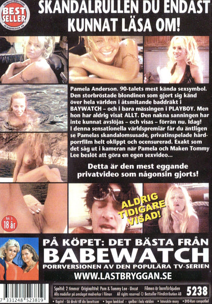 DVD - Bestseller - Pam & Tommy Lee: Helt Ocensurerat baksida
