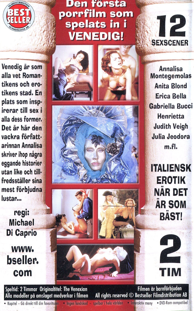 DVD - Bestseller - Synden i Venedig baksida