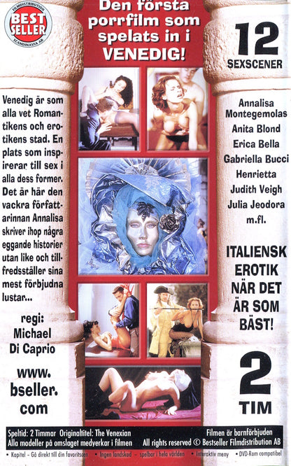 DVD - Bestseller - Synden i Venedig baksida