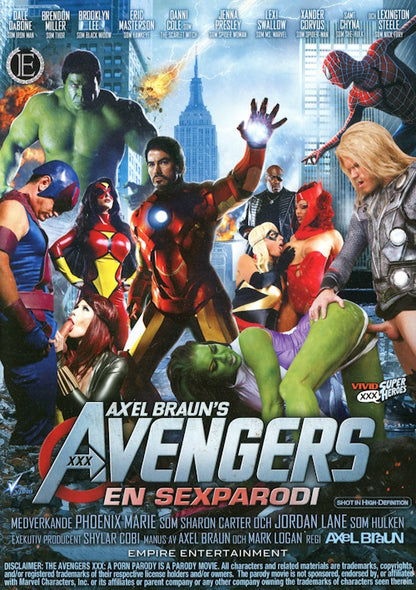 DVD - Empire Entertainment - Avengers XXX: En sexparodi framsida