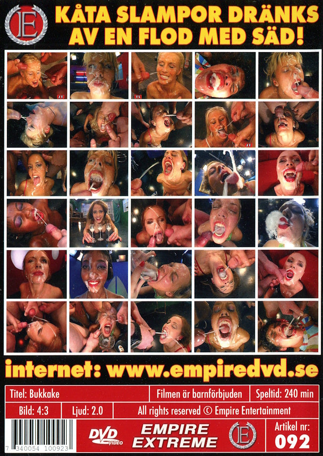 DVD - Empire Entertainment - Bukkake baksida