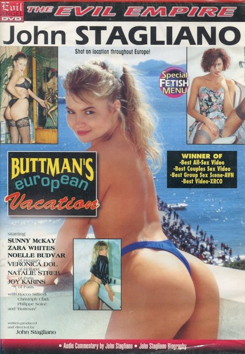 DVD - Evil Angel - Buttman's European Vacation (John Stagliano) framsida