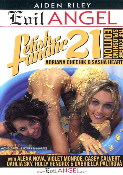 DVD - Evil Angel - Fetish Fanatic 21: The Extreme Sploshing Edition (Aiden Riley) framsida
