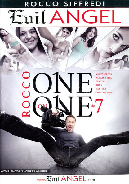 DVD - Evil Angel - Rocco One On One # 7 (Rocco Siffredi) framsida