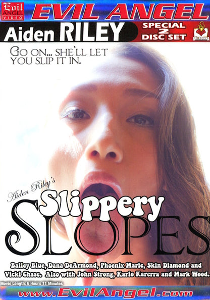 DVD - Evil Angel - Slippery Slopes (Aiden Riley) (2-Disc) framsida