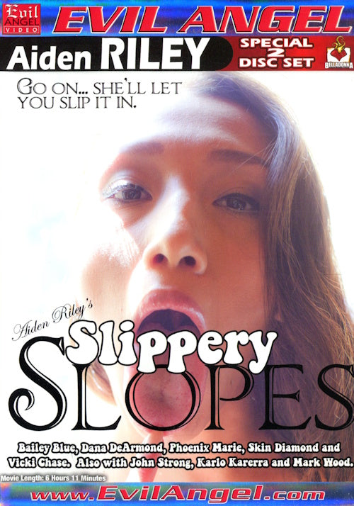 DVD - Evil Angel - Slippery Slopes (Aiden Riley) (2-Disc) framsida