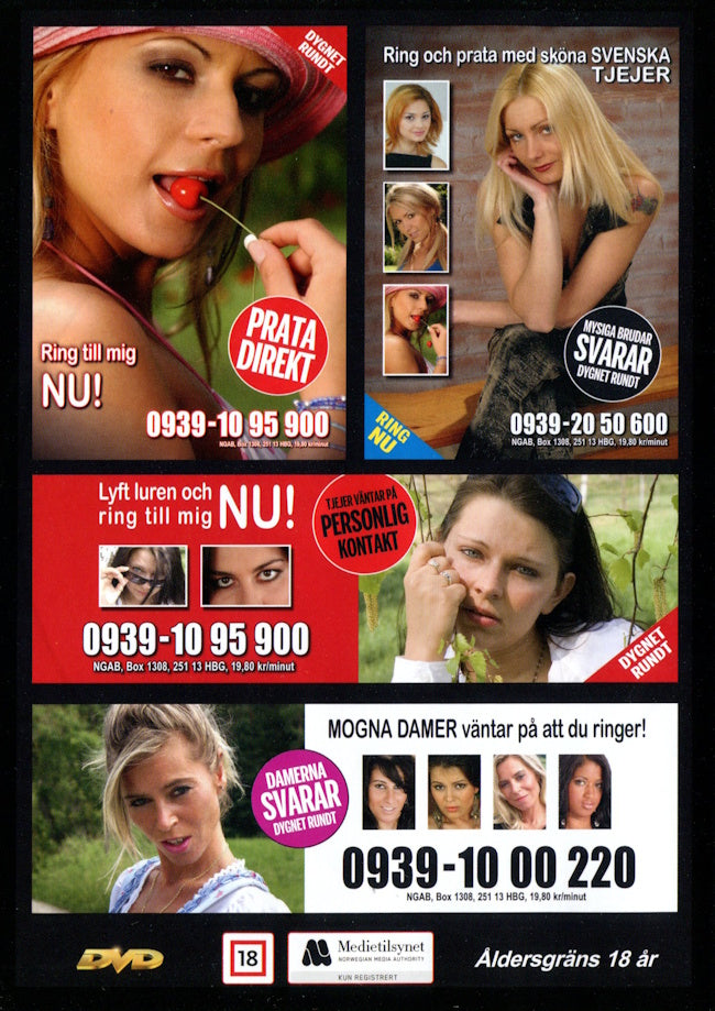 DVD - Skandinaviens läckraste porrtjejer (FA2-2024) baksida