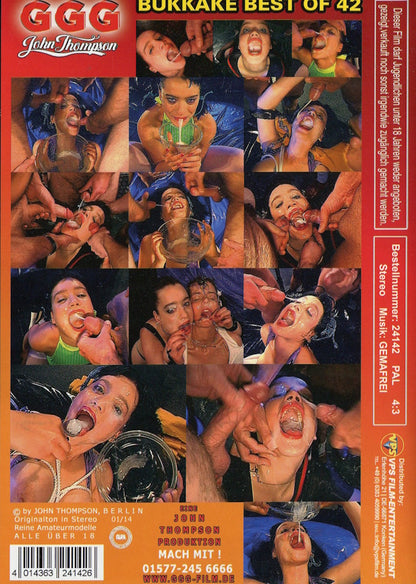 DVD - John Thompson (GGG) - Bukkake Best Of # 42 (Betty Special) baksida