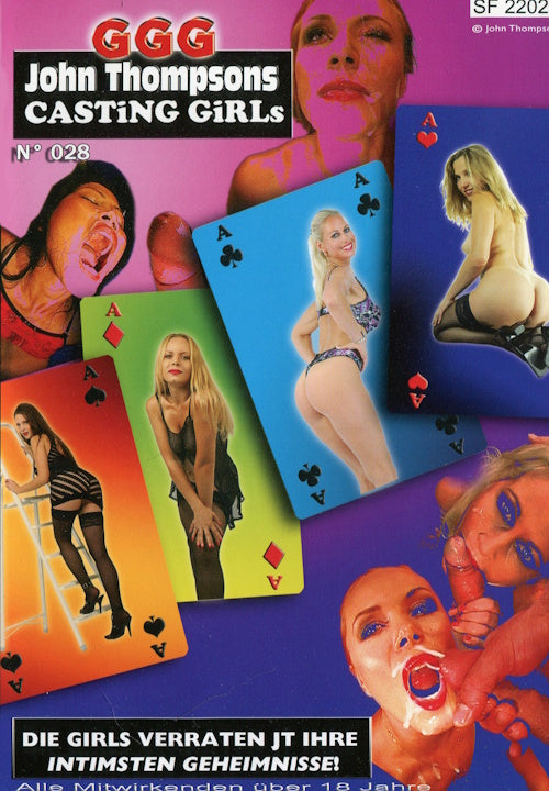 DVD - John Thompson (GGG) - GGG Casting Girls No 028 framsida
