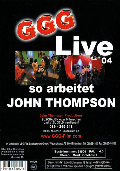 DVD - John Thompson (GGG) - GGG Live # 04 baksida