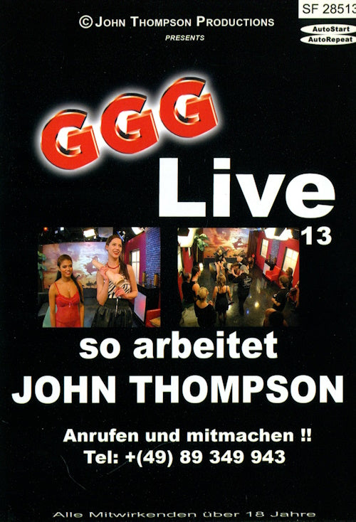 DVD - John Thompson (GGG) - GGG Live # 13 framsida