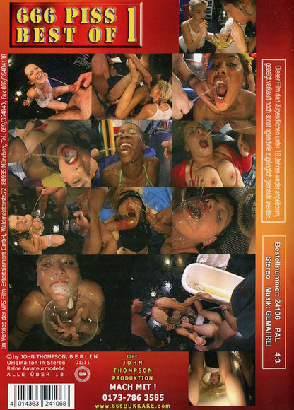 DVD - John Thompson (GGG) - Piss Best Of # 01 (666) baksida