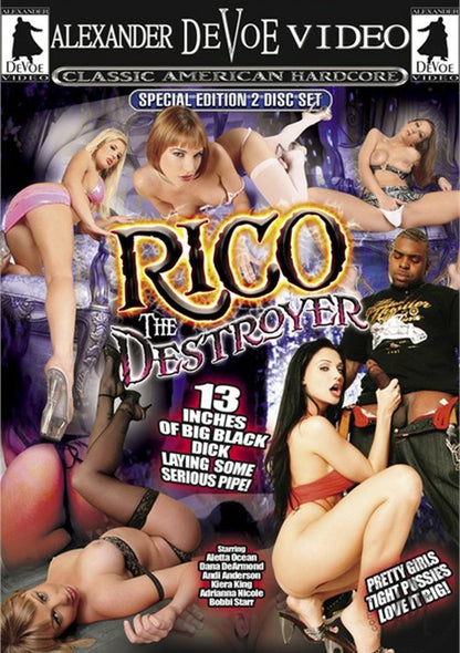 DVD - Jules Jordan - Rico The Destroyer (2-disc) front cover
