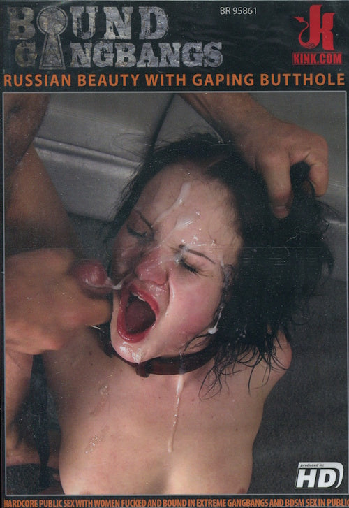 DVD - Kink.com - Bound Gangbangs: Russian Beauty With Gaping Butthole framsida