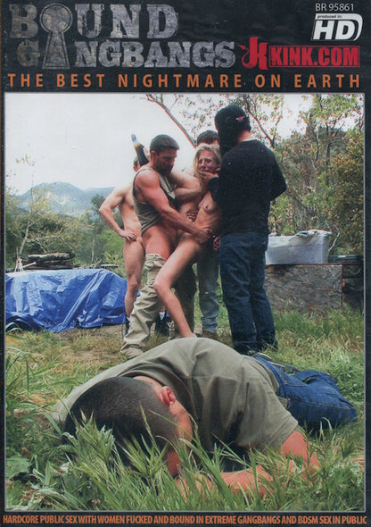 DVD - Kink.com - Bound Gangbangs: The Best Nightmare on Earth framsida