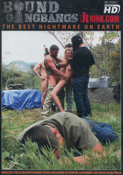 DVD - Kink.com - Bound Gangbangs: The Best Nightmare on Earth framsida