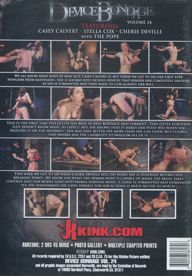 DVD - Kink.com - Device Bondage Vol. 24 baksida
