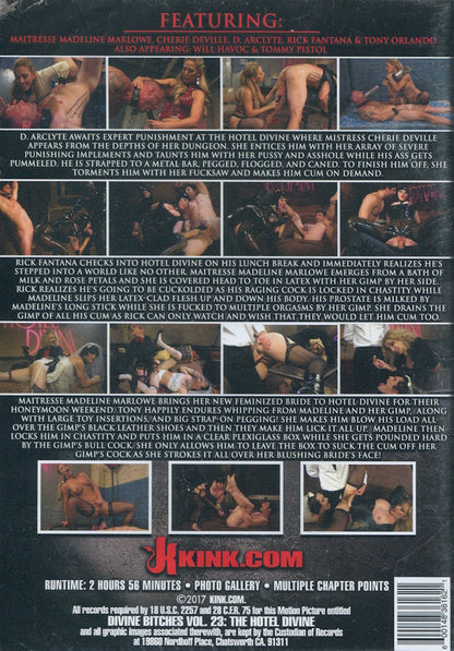 DVD - Kink.com - Divine Bitches Vol. 23: The Hotel Divine baksida