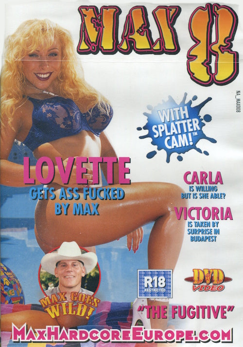 DVD - Max hardcore - Max 08: &nbsp;The Fugitive framsida