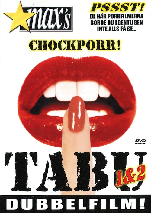 DVD - Maxs Film - Tabu 1 & 2 framsida