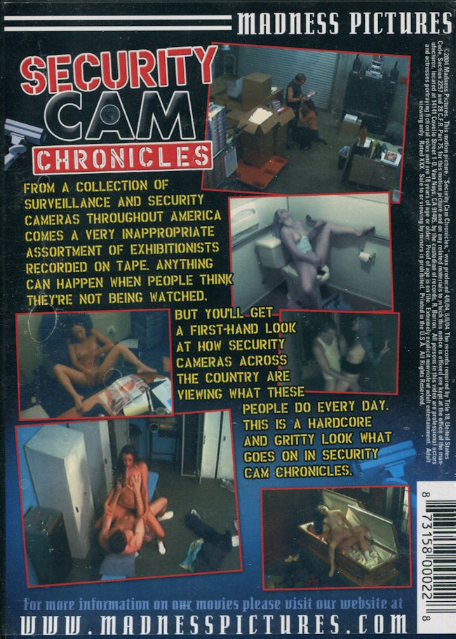 DVD - Security Cam Chronicles Vol. 1 back cover