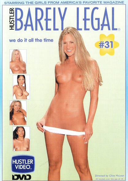 DVD - Hustler - Barely Legal # 31 framsida