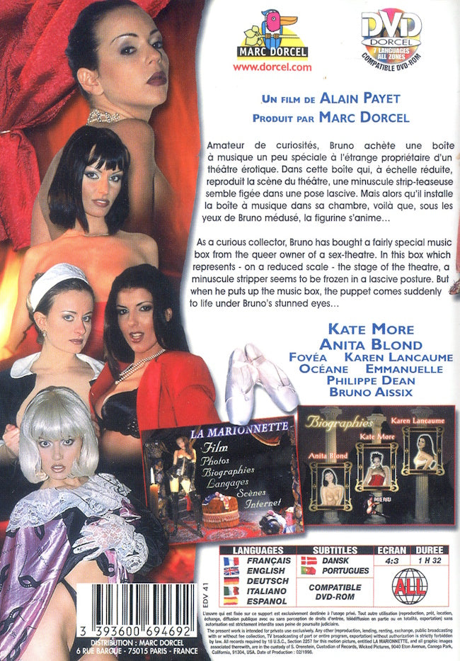 DVD - Marc Dorcel - La Marionnette baksida
