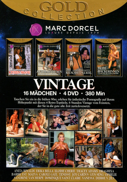 DVD - Marc Dorcel - Vintage (4-Disc) baksida