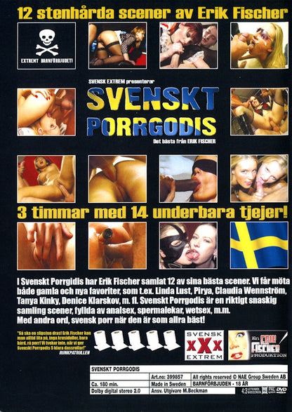 DVD - Svensk Extrem - Svenskt porrgodis (Erik Fischer) baksida