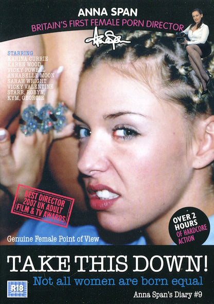 DVD - Anna Span Productions - Anna Span's Diary # 09: Take This Down framsida