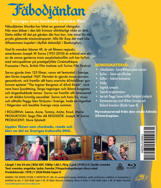 DVD - Klubb Super 8 - Fäbodjäntan (Restored Edition) (Release 2026-04-01) baksida