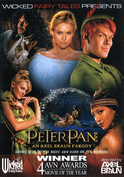 DVD - Wicked Pictures - Peter Pan XXX: An Axel Braun Parody framsida