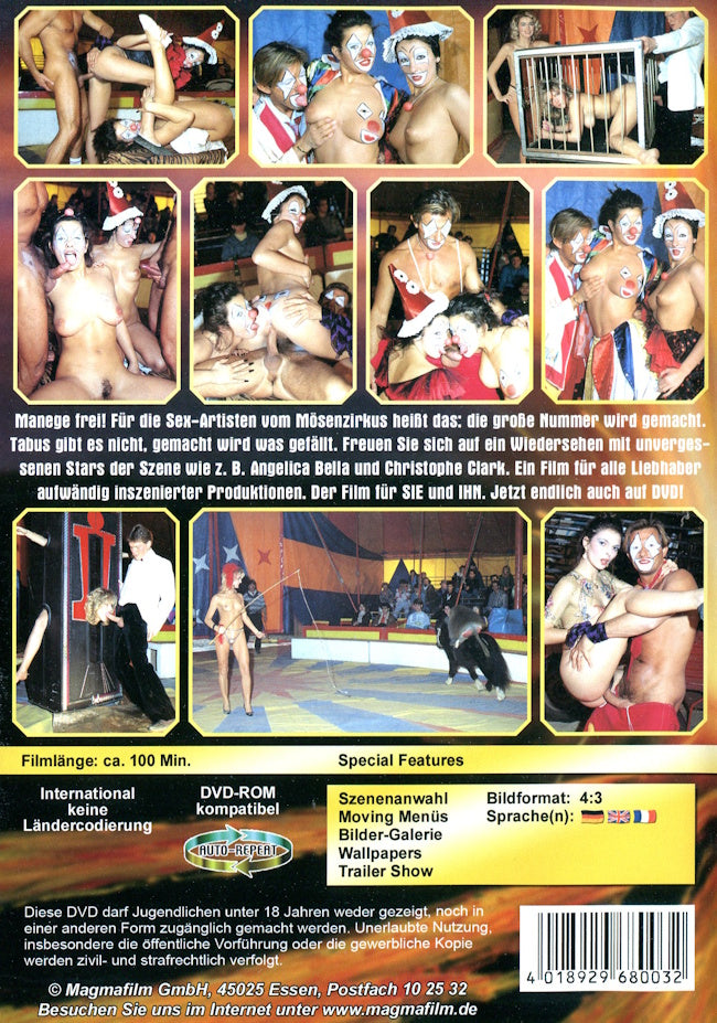 DVD - Magmafilm - Classic Collection: Manege Der Luste (Place Of Earthly Delights) baksida