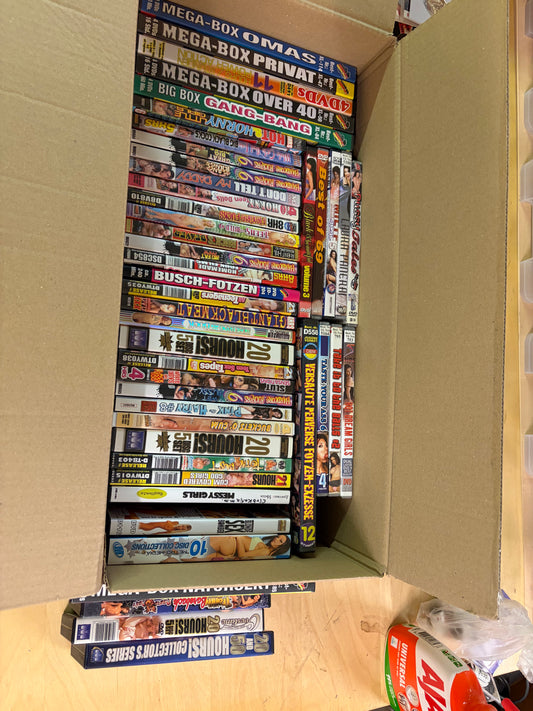 DVD - Stort blandat filmpaket från dödsbo (45 filmer) (många boxar) (Beg)