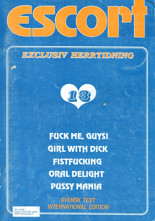 Escort # 13 (1988) front cover