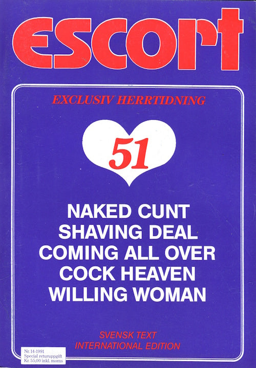 Escort # 51 (1991) front cover