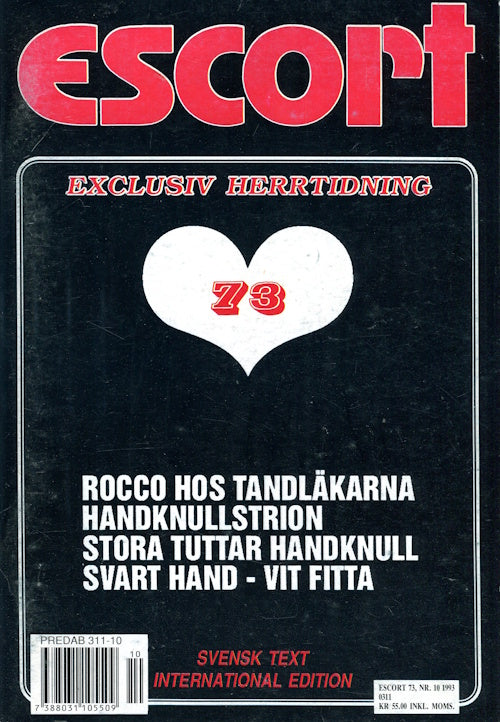 Escort # 73 (1993) front cover
