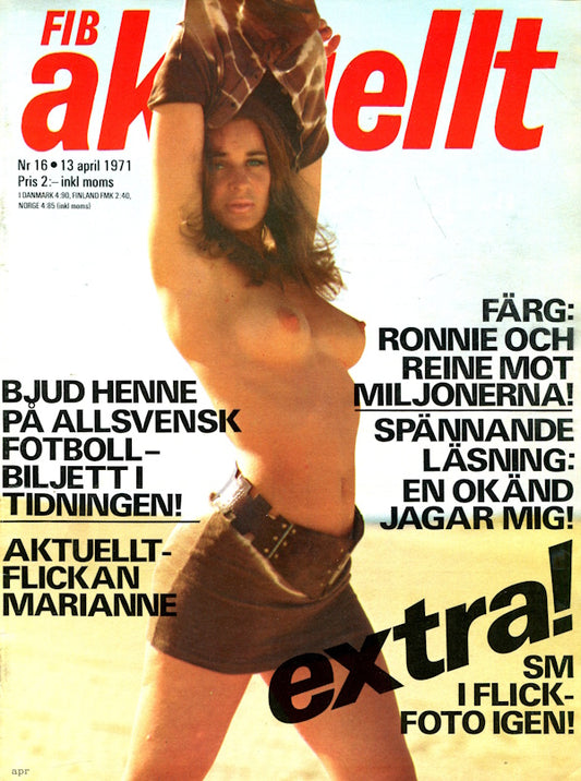 Fib Aktuellt # 16 (1971) framsida