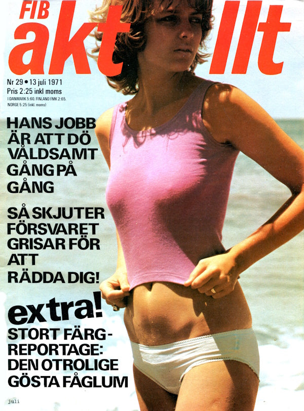 Fib Aktuellt # 29 (1971) framsida