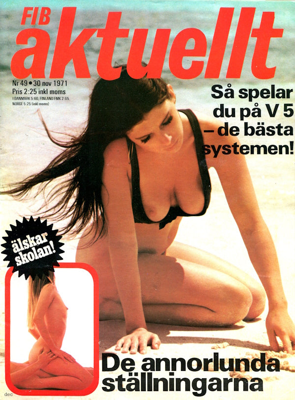 Fib Aktuellt # 49 (1971) framsida