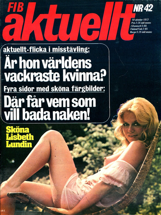 Fib Aktuellt # 42 (1972) framsida