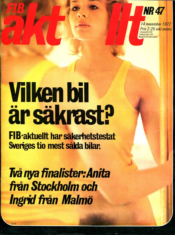 Fib Aktuellt # 47 (1972) framsida