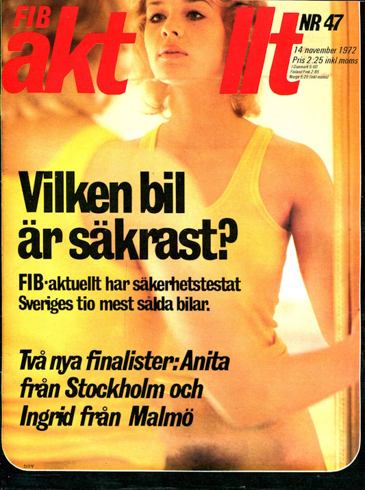 Fib Aktuellt # 47 (1972) framsida