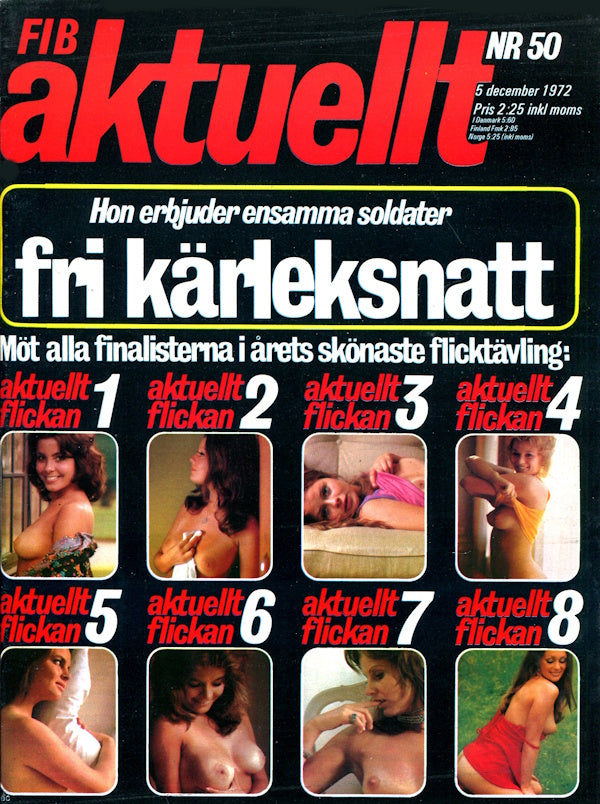 Fib Aktuellt # 50 (1972) framsida