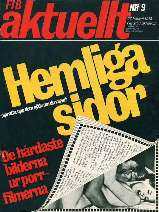 Fib Aktuellt # 09 (1973) framsida