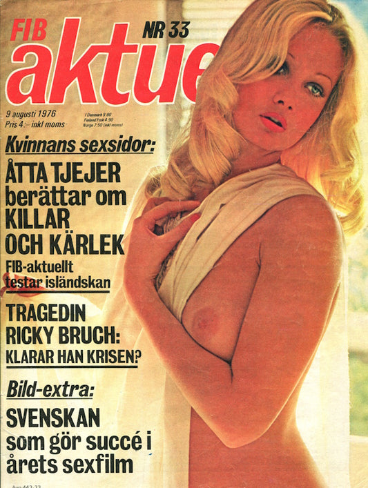  Fib Aktuellt # 33 (1976) framsida