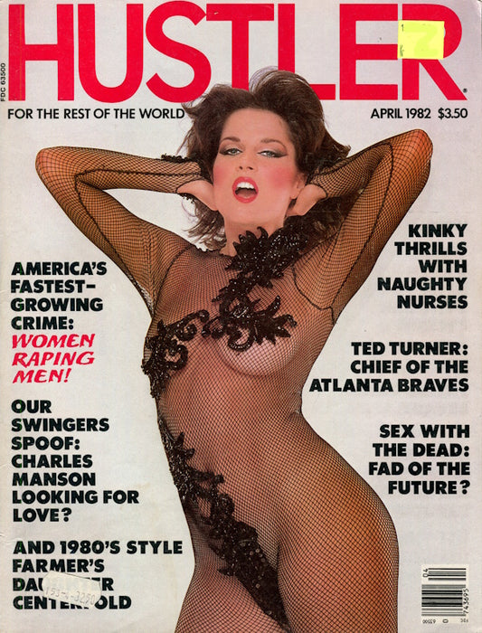 Hustler - April (1982) front cover