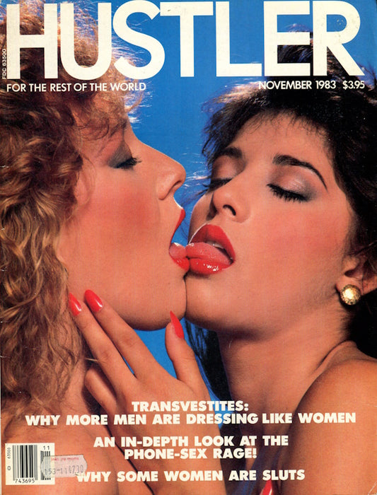 Hustler - November (1983) front cover
