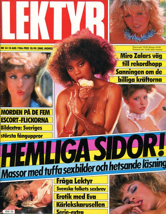 Lektyr # 34 (1986) framsida