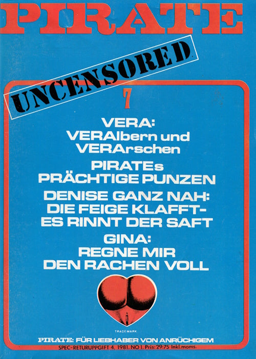 Pirate Magazine # 07 (1981) front cover